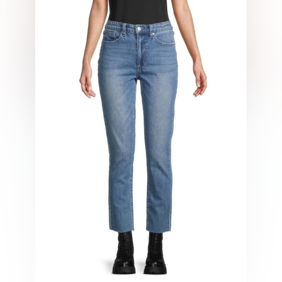 Joe's Jeans The Julia High Rise Straight Ankle Distressed Jeans - Picture 1 of 8